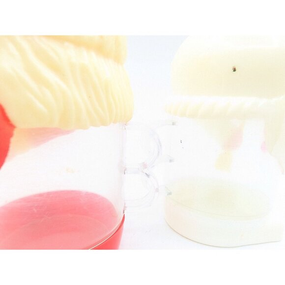 Vrg. Santa Claus & Snowman Plastic Sippy Cups Hong Kong 5.5" READ - Picture 16 of 16